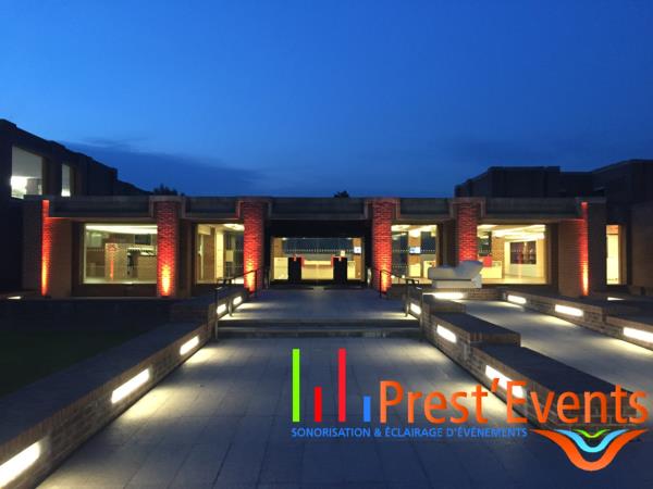 Prestation Son & Lumire Sonorisation du site Mise en lumire Régie Technique prestevents prest'events lille nord prestataire professionnel cocktail entreprise