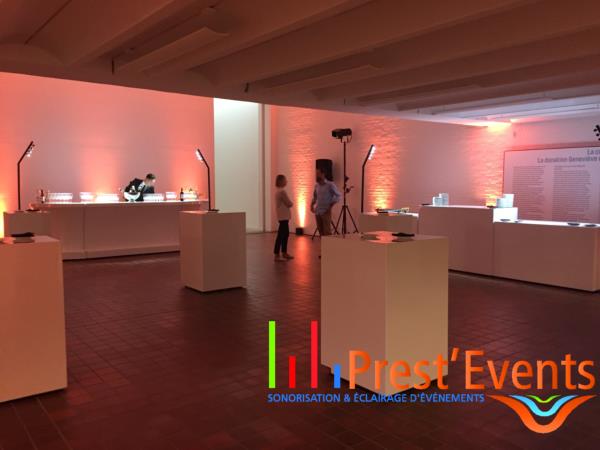 Prestation Son & Lumire Sonorisation du site Mise en lumire Régie Technique prestevents prest'events lille nord prestataire professionnel cocktail entreprise